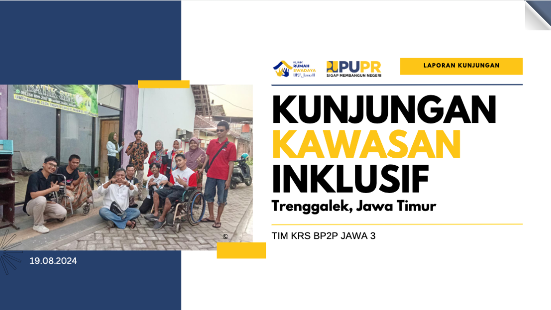 Kunjungan Kawasan Inklusif Trenggalek Jawa Timur